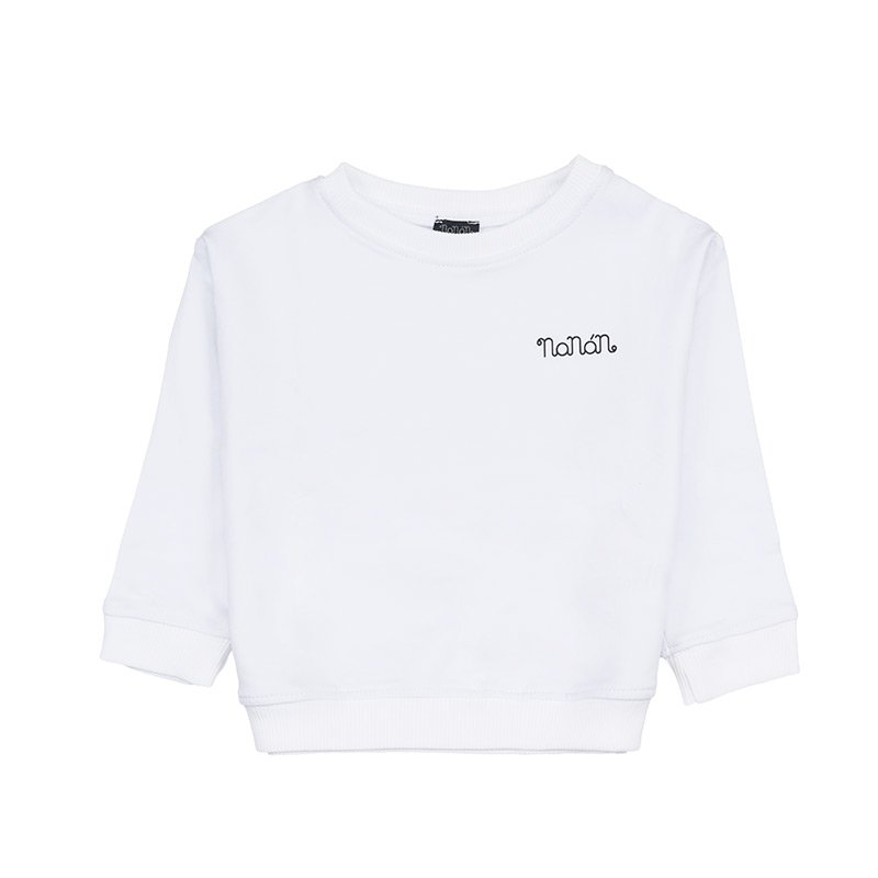Sweatshirt with writing on sleeve online