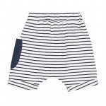2pcs Set T-shirt with Writing + Shorts Blue_5253