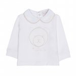 2pcs White Babygro With Collar
 (01 MESE)