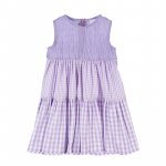 3 Flounces Lilac Dress_4750