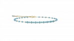 925 Silver Children's Bracelet with blue stones and details_12689