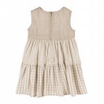 Vestido 3 Volantes Beige_5678