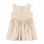 Abito con Fiocco in Vita Beige_4830