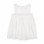 Abito Top in Shantung e Gonna in Tulle Bianco_4976