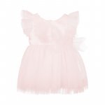 Vestido Top Shantung y Falda Tul Rosa_5002