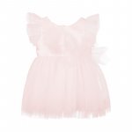 Abito Top Shantung e Gonna Tulle Rosa_5002