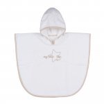 Accappatoio poncho beige "My little star"_9170