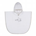 Accappatoio poncho grigio "My little star"_9171