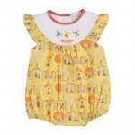 Allover romper w/frills_11716