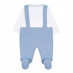 Babygro with bow tie and suspenders_8437
