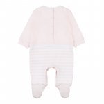 Babygro with Pink Striped Pants_5397