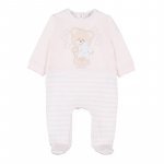 Babygro with Pink Striped Pants_5398