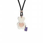 Bear Pendant with lanyard-Blue
 (Colore: ORO - Taglia: UNICA)