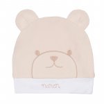 Beige hat with bear and ears_8693