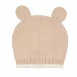 Beige Knitted Hat With Ears_7531