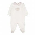 Beige organic babygro_7251