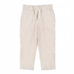 Beige Striped Pants_4554