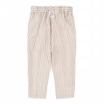 Beige Striped Pants_4555