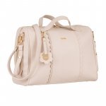 Beige Walking bag with changing table_8983