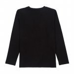 Black T-shirt with long Sleeve
 (10 ANNI)