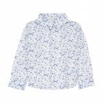 Blue shirt with flowers
 (06 MESI)