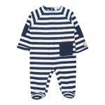 Blue Striped Babygro_4264