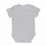 Blue Striped Body T-shirt_5309