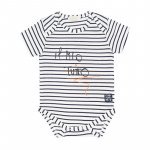 Blue Striped Body T-shirt_5310