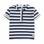 Blue Striped T-shirt_4291