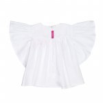 Blusa in popeline bianca_8572