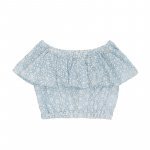 Blouse en broderie anglaise bleu ciel
 (06 MOIS)