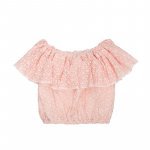 Blouse en broderie anglaise rose
 (06 MOIS)