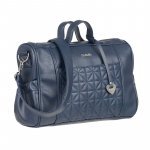 Sac de promenade matelassé bleu_9352