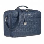 Sac à langer matelassé bleu_9353