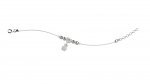 Bracciale Argento Cuore Brillantini - Col Bianco_2301