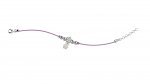 Bracciale Argento Stella Brillantini - Col Lilla_2287