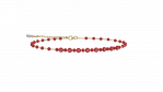 Bracciale Bimbi Argento 925 con pietre e dettagli rossi_12691