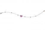 Bracciale con Cuore Rosa_2424