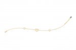 Bracciale Cuori Gialli Argento_9289
