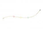 Bracciale Fiori Colorati Argento_9285