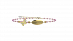 Bracciale incidibile Bimbi con Fatina dei Sogni Rosa_12703