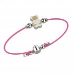 Bracciale Rosa Orso Ag 925
 (Colore: ARGENTO BIANCO - Taglia: UNICA)