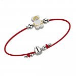 Bracelet Ours Or Rouge Ag 925_2101