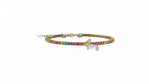 Bracciale Tennis Bimbi Argento 925 con pietre multicolor_12681