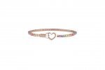 Bracciale Tennis BIMBO/A multicolor
 (Colore: ARGENTO - Taglia: UNICA)