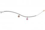 Bracelet with Bell and Pink Star_2446