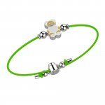 Bracelet with Green Lace - Bear_2107