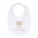 White Bib "Adoro il Mio Papà"
 (Colore: BIANCO - Taglia: UNICA)