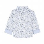 Camicia blu a fiori_7668