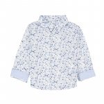 Camicia blu a fiori_7668